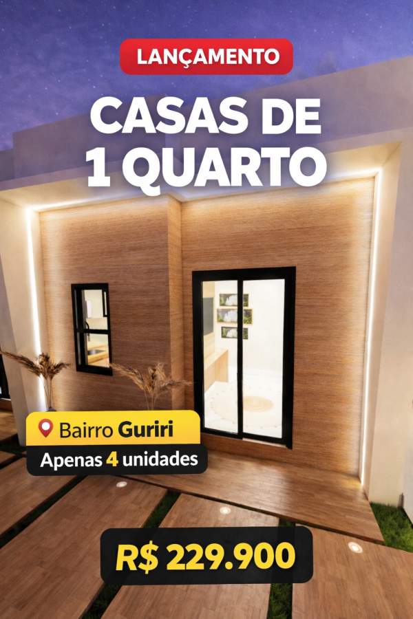 Casa, 1 quarto - Foto 1