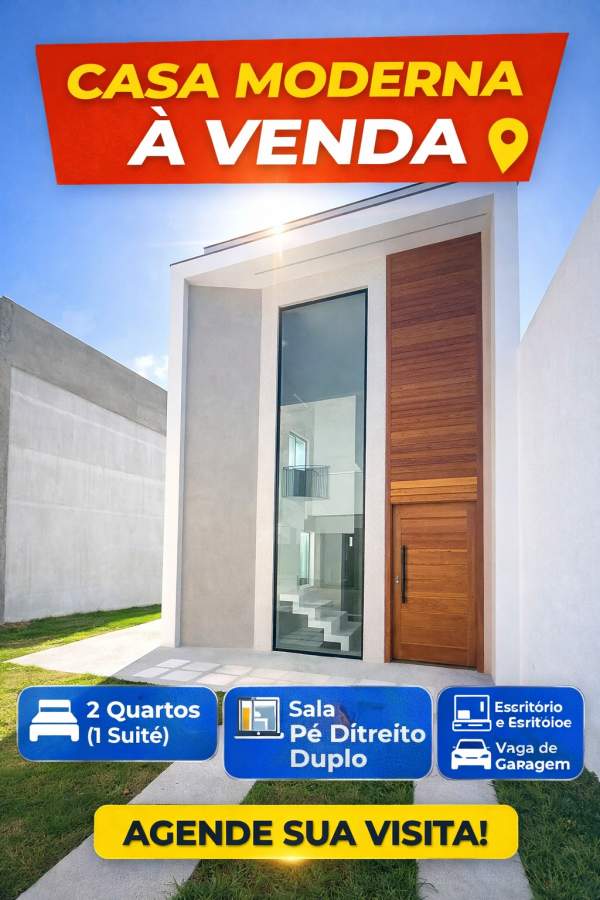 Casa, 2 quartos, 70 m² - Foto 1