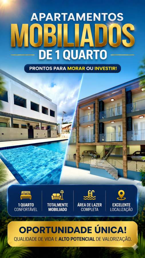Apartamento, 1 quarto, 42 m² - Foto 1